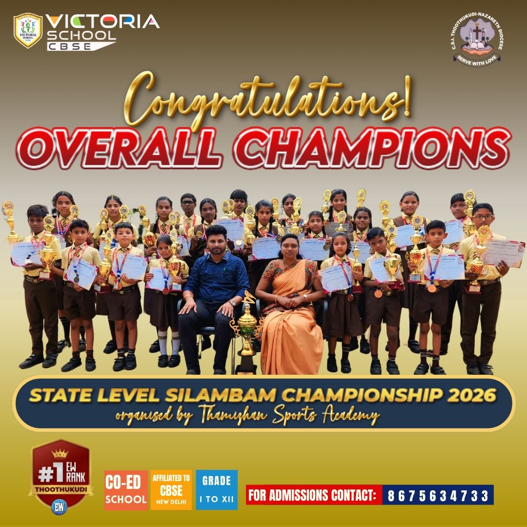 Overall Champions – State Level Silambam Championship 2026