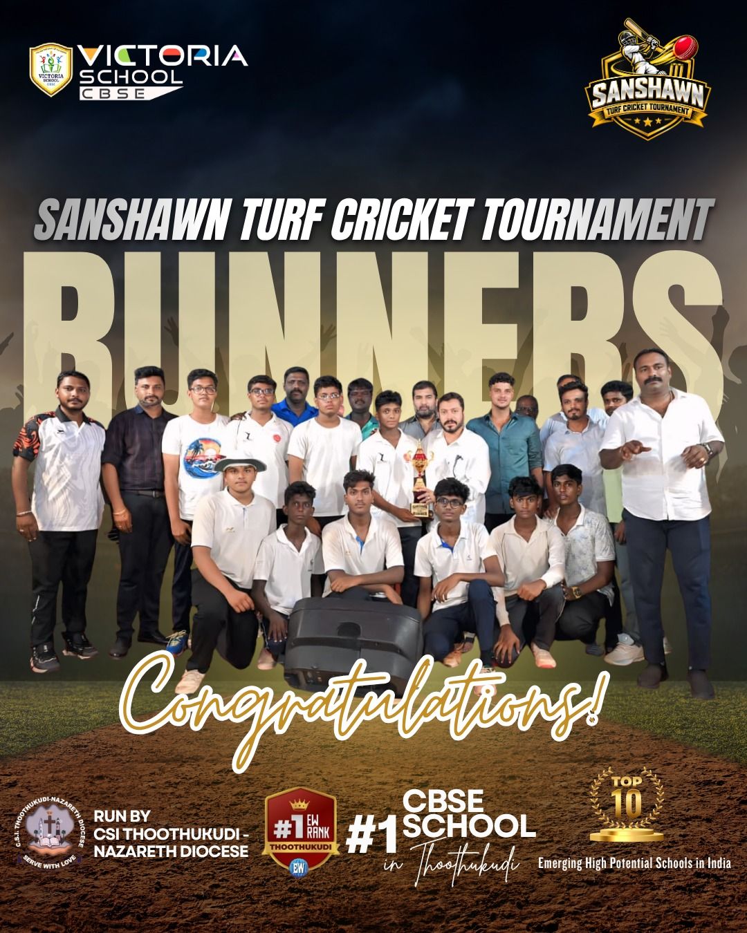 Sanshawn Turf Cricket Tournament – Seniors Category!
